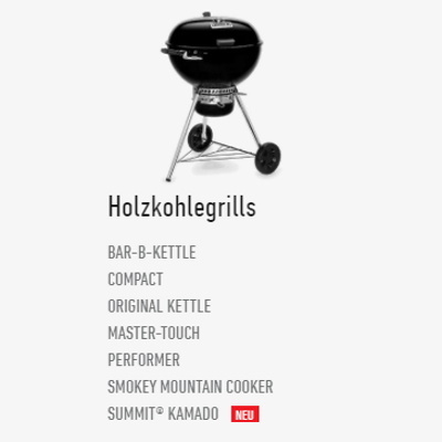 Holzkohlegrills online bestellen