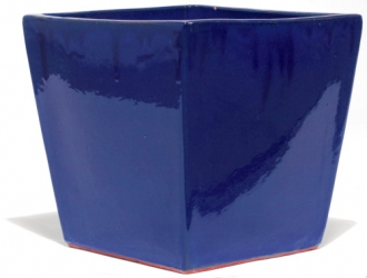 Kirschke Vaso Quadro 45x45cm blau