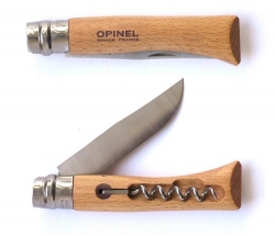 OPINEL Taschenmesser mit Korkenzieher, rostfrei