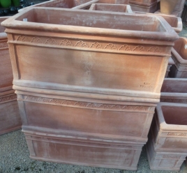 Impruneta CETONA ,L73xH34xB32cmTerracotta-Pflanzkasten