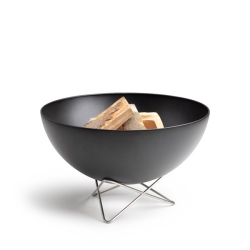 Höfats Bowl -  Feuerschale mit Drahtfuß - Tiefe Feuerschale auch als Grill verwendbar