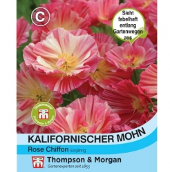 Thompson & Morgan Kalifornischer Mohn Rose Chiffon