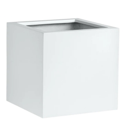 Pflanzgefäss BREDA weiss-matt in 57x57x57 cm (175 ltr Inhalt)