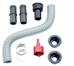 Verbindungsset Flex-Comfort 1 1/4', grau (ohne Bohrer)
