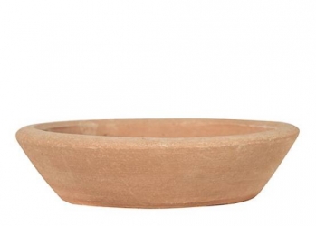 Terraneo Untersetzer IOS 25cm aus Terracotta  ø 25 x H 5 cm