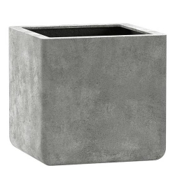 Blumenkübel CAVAN in Old Stone Grey 37x37x37 cm (45 ltr Inhalt)